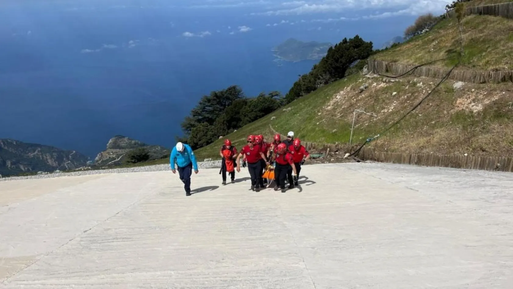 Fethiye Babadağ'da paraşüt kazası