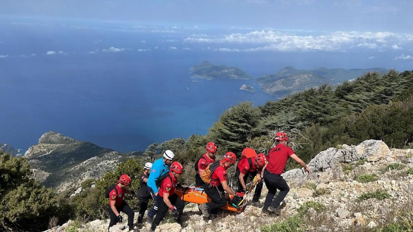 Fethiye Babadağ'da paraşüt kazası