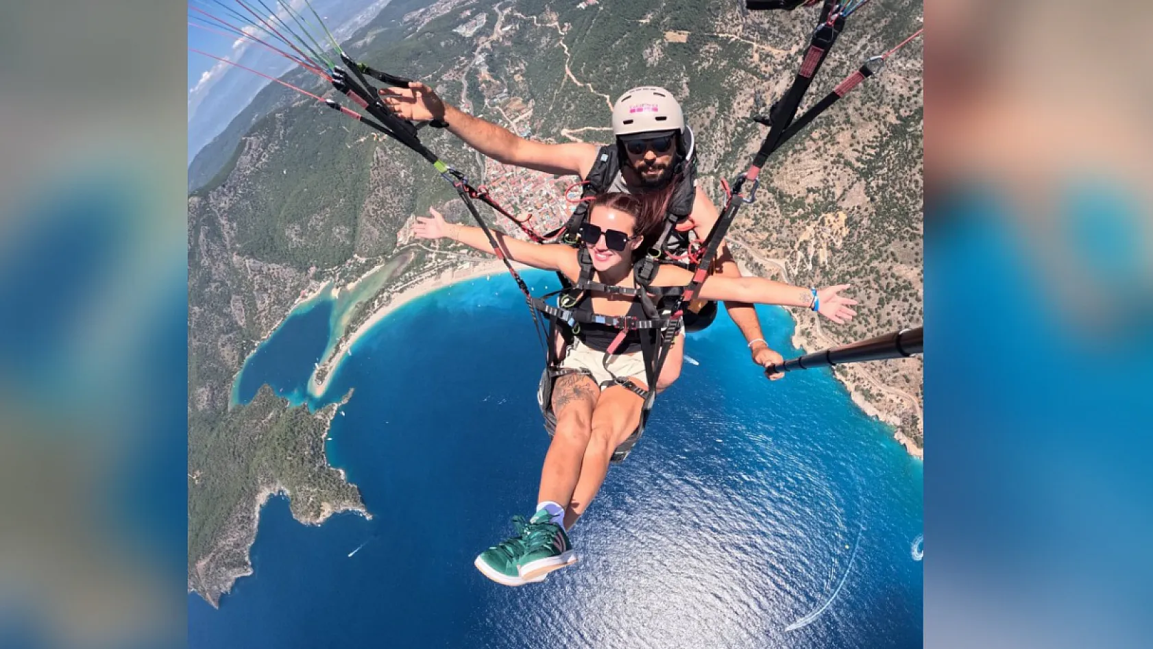 Fethiye Babadağ'da adrenalin sezonu başladı: Paraşütler gökyüzünü renklendiriyor