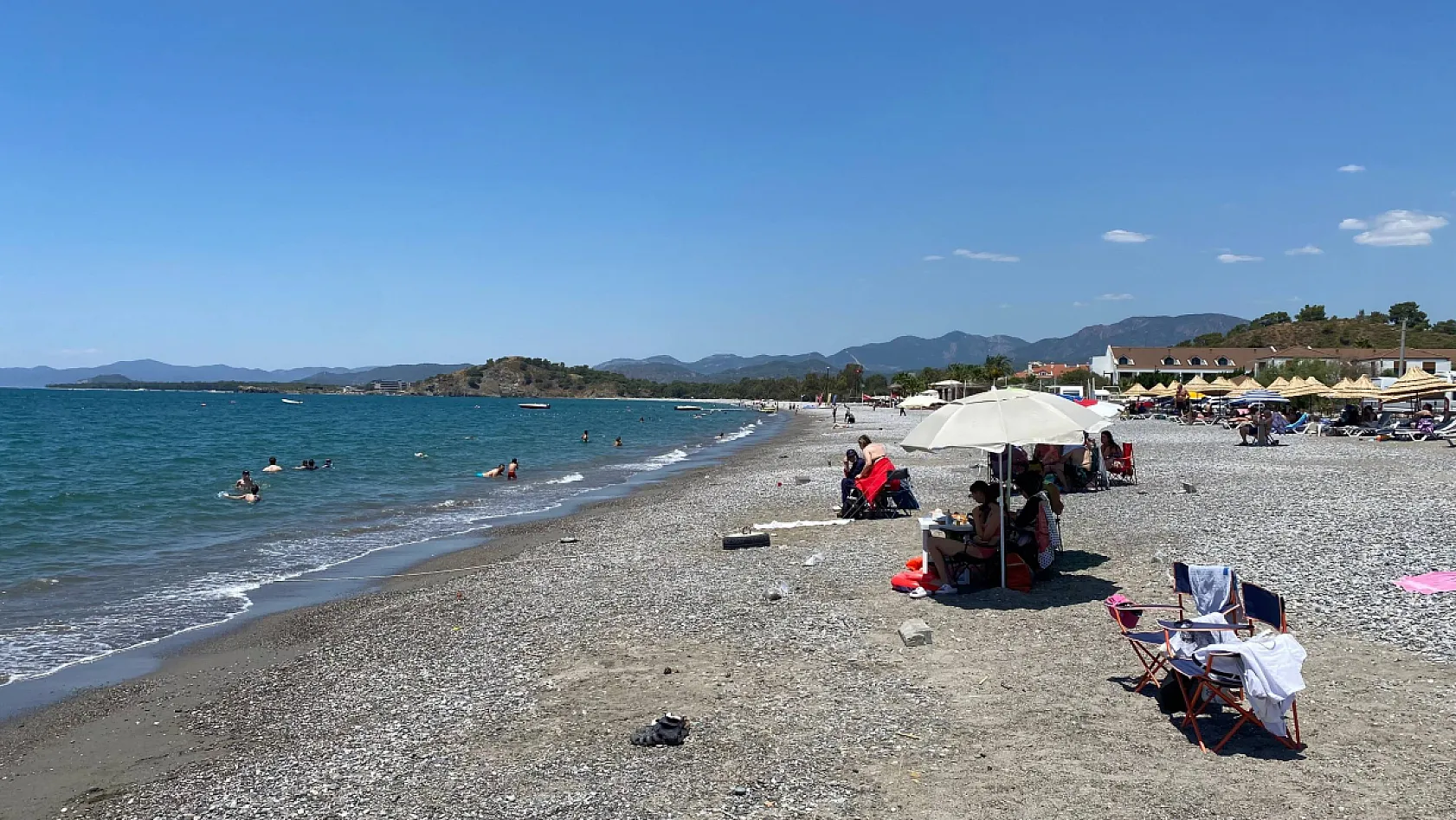 Fethiye Belediyesi Çalış Halk Plajı Yaz Sezonuna Hazır: 'Yoğunluk Her Geçen Gün Artıyor'