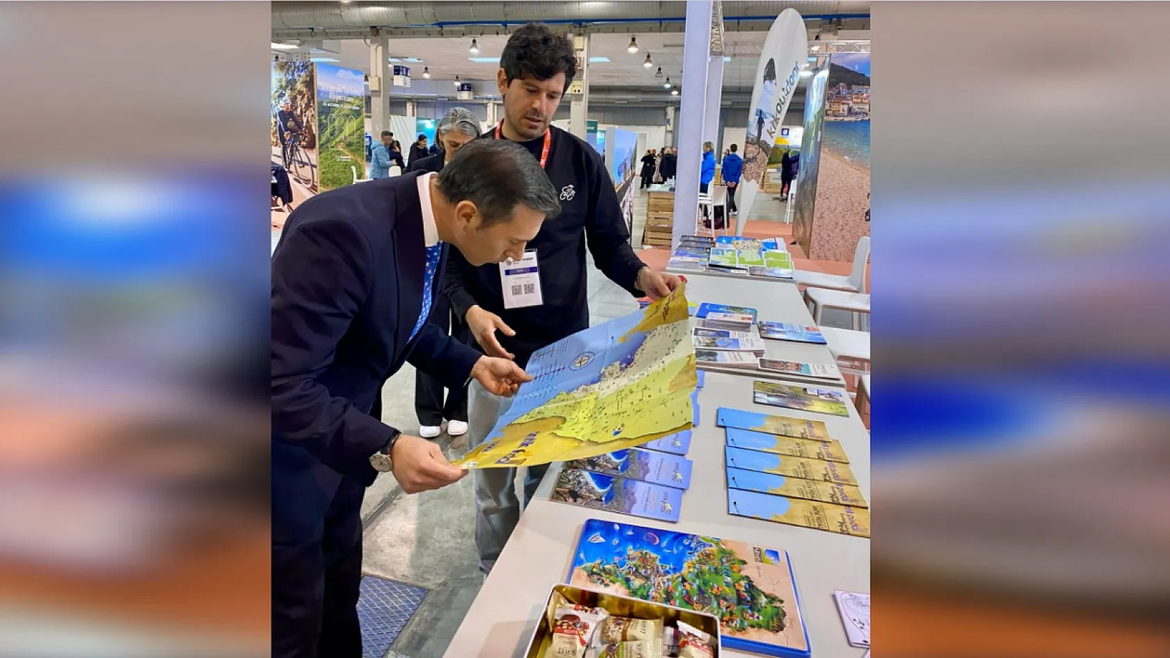 Fethiye Belediyesi, İtalya'daki bisiklet turizmi fuarında tanıtım yaptı