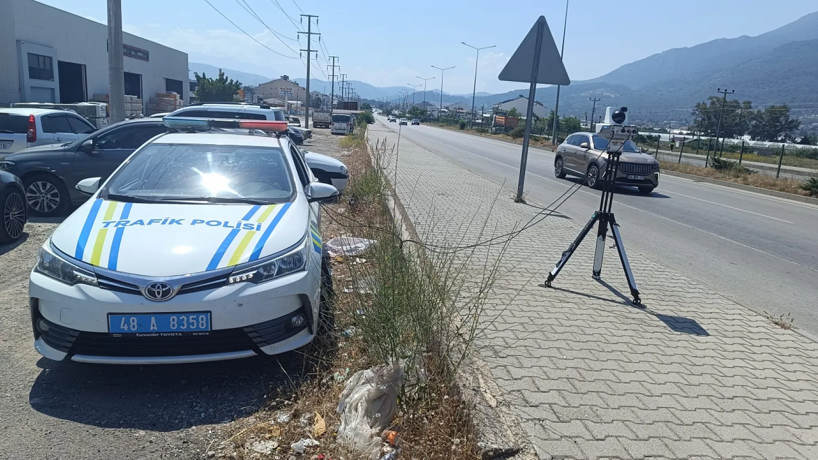 Fethiye Çevre Yolu'nda radar denetimi başladı