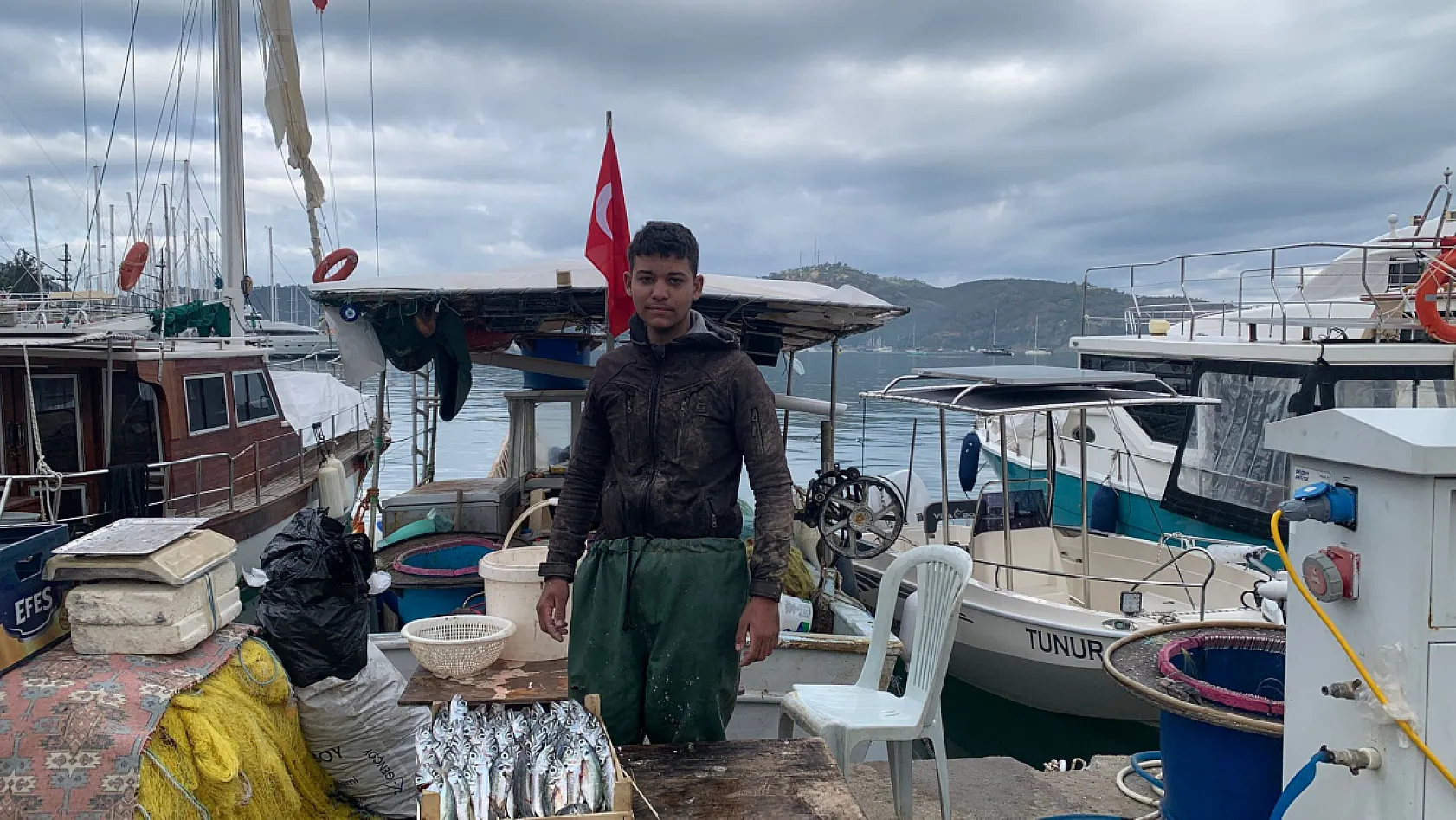 Fethiye'de 30 yıllık ustalık, 9 yıllık gençlik aynı teknede