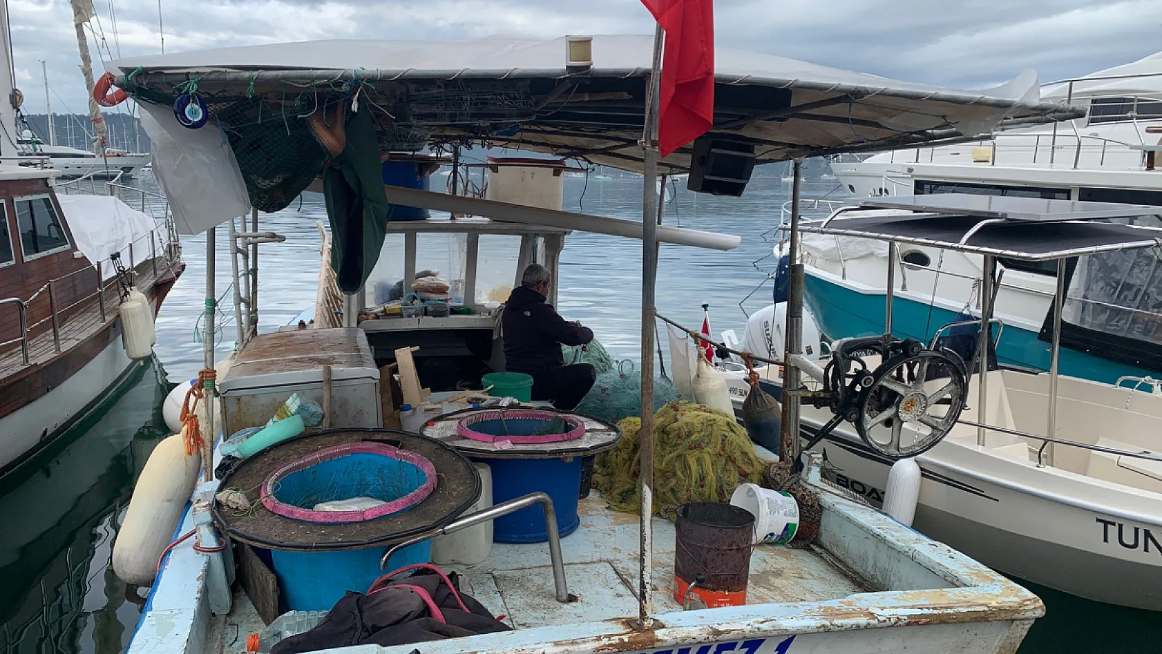 Fethiye'de 30 yıllık ustalık, 9 yıllık gençlik aynı teknede