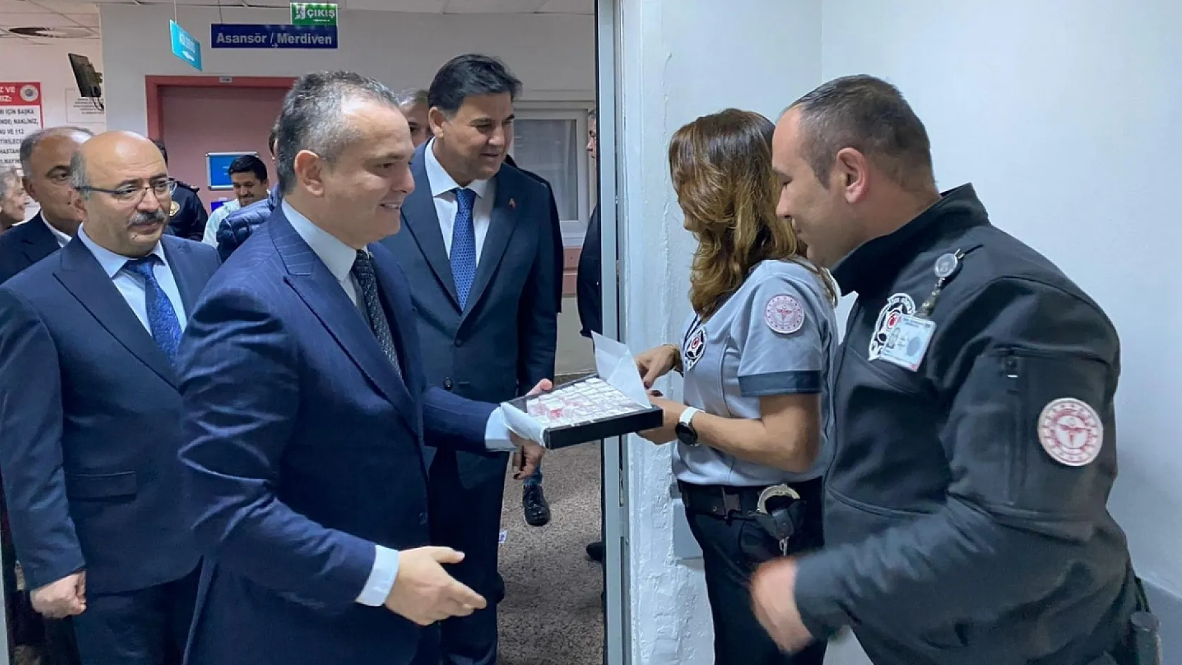 Fethiye'de bayramlaşma Başladı: İlk ziyaret Devlet Hastanesi'ne