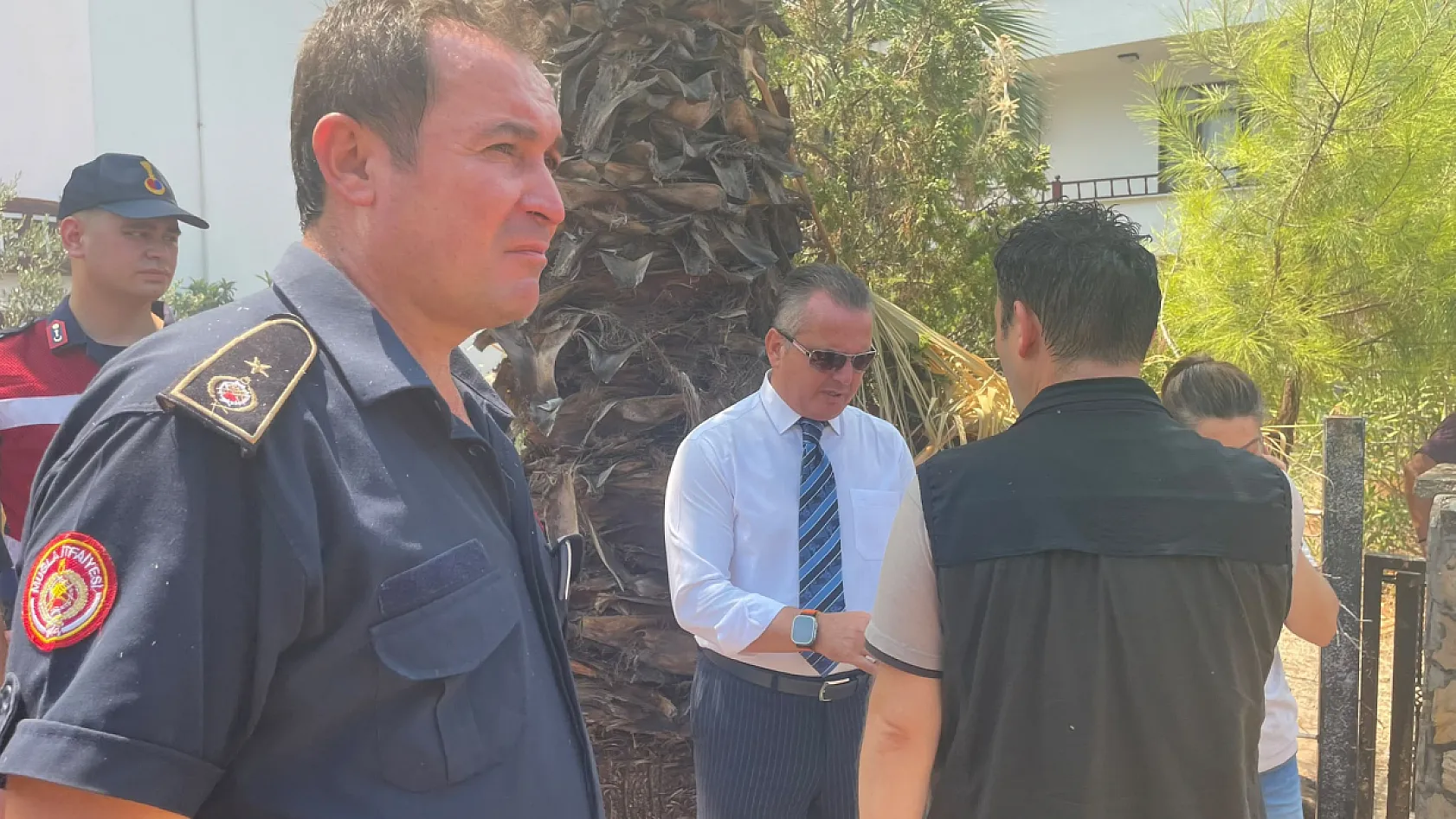 Fethiye'de korkutan yangın kısa sürede kontrol altına alındı