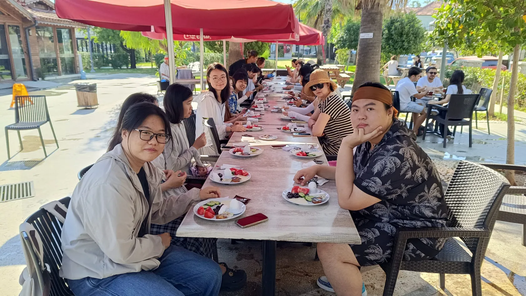 Fethiye'de kültür buluşmasını tamamlayan Çinli öğrenciler Marmaris yolcusu