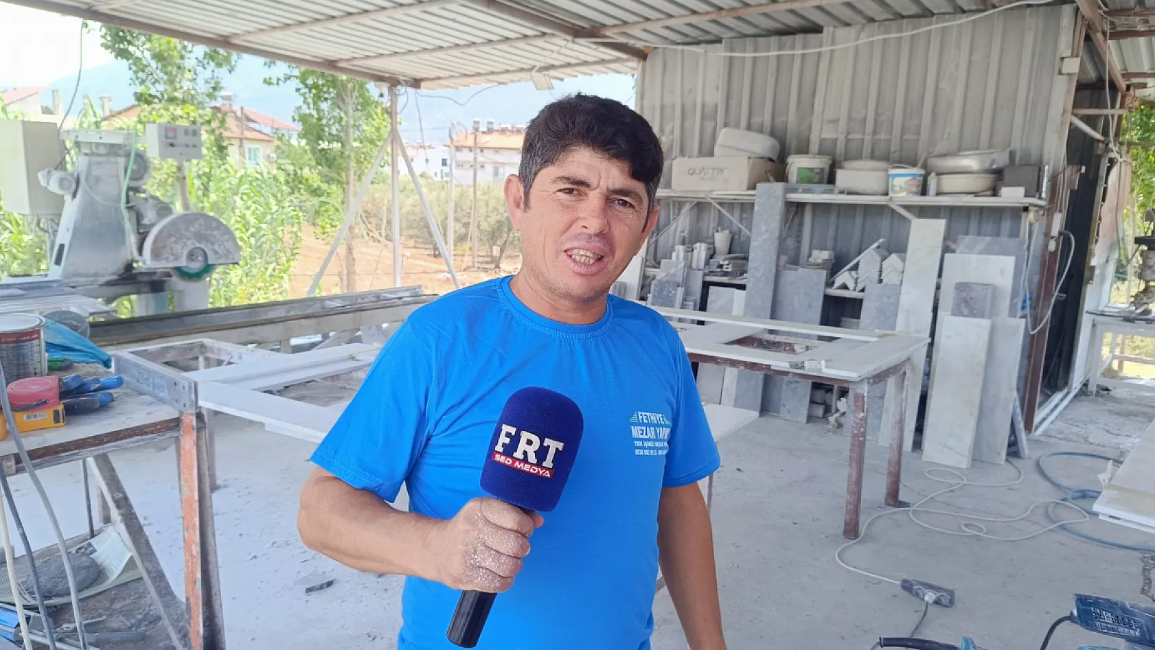 Fethiye'de mezar yapımında fiyatı taşın kalitesi belirliyor