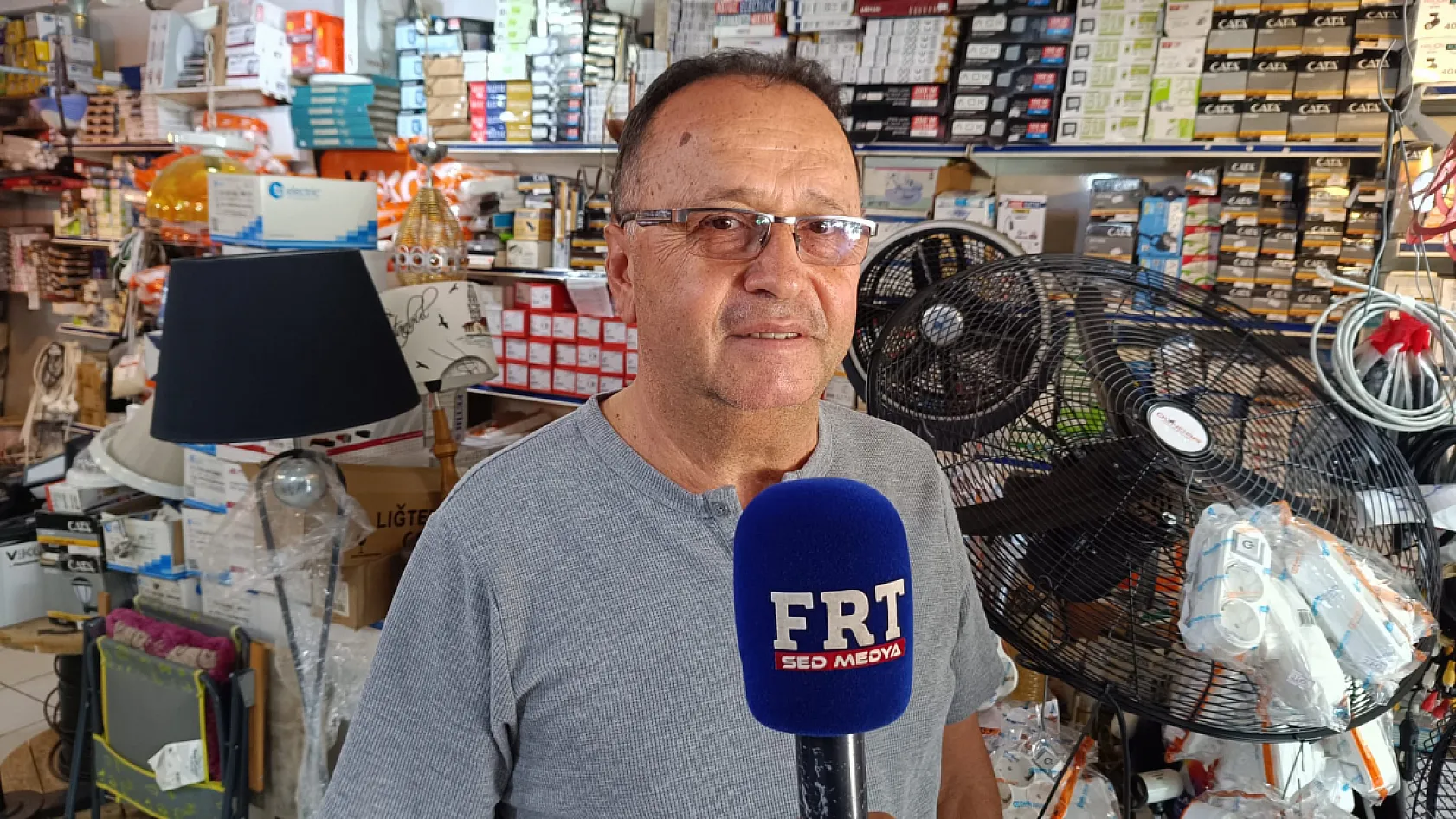 Fethiye'de sıcaklar vantilatör ve klima talebini artırdı