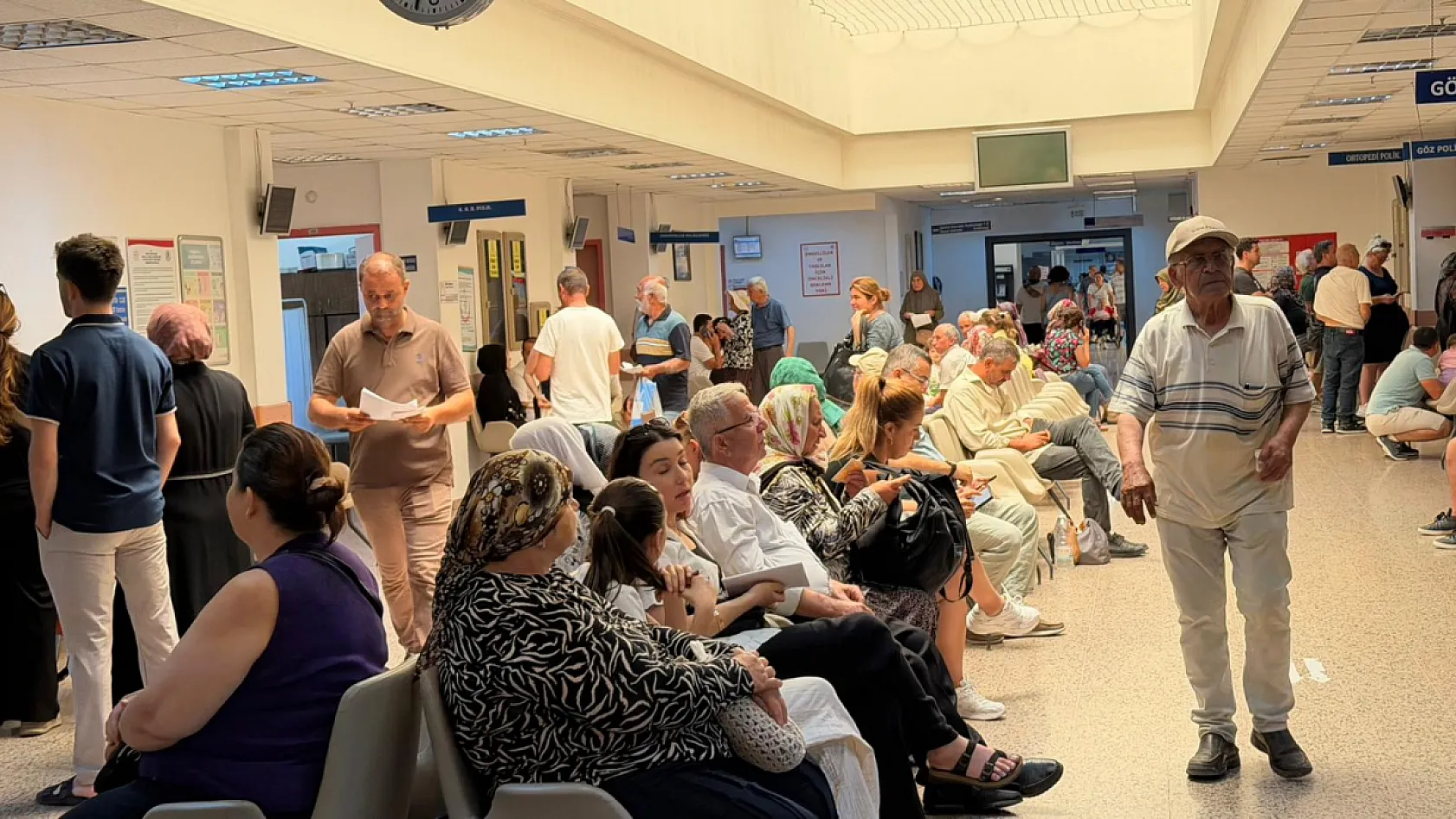 Fethiye Devlet Hastanesi'nde yaz sezonuyla birlikte yoğunluk artışı