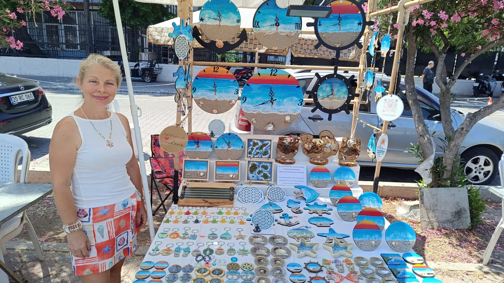 Fethiye El Sanatları Grubu El Emeği Ürünlerini Sergilemeye Devam Ediyor