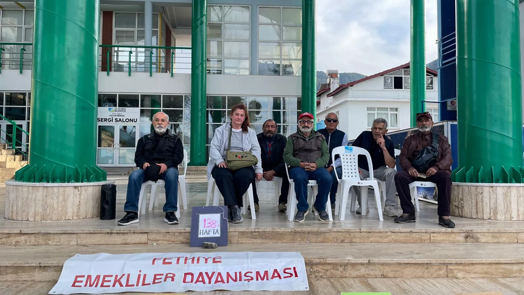 138 haftadır devam eden mücadele: Fethiye Emeklileri taleplerini yineledi