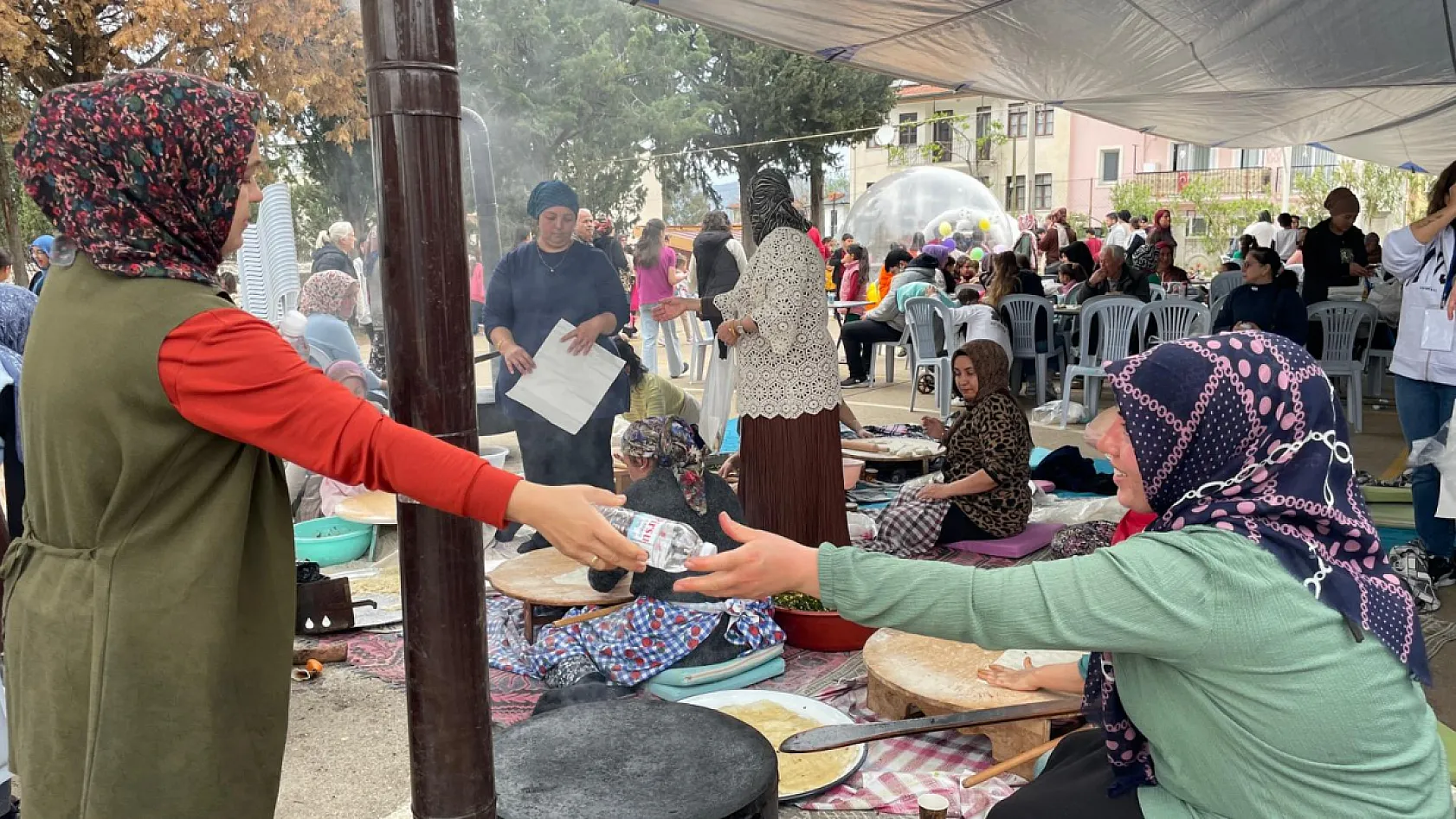 Fethiye Karaçulha'da minik yüreklerden büyük destek: Yusuf Eymen için kermes düzenlendi