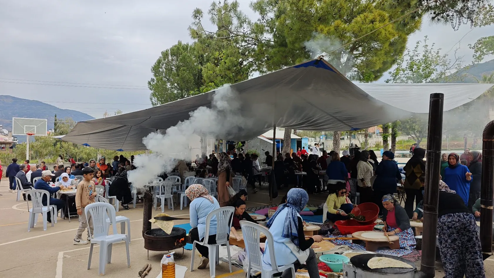 Fethiye Karaçulha'da minik yüreklerden büyük destek: Yusuf Eymen için kermes düzenlendi