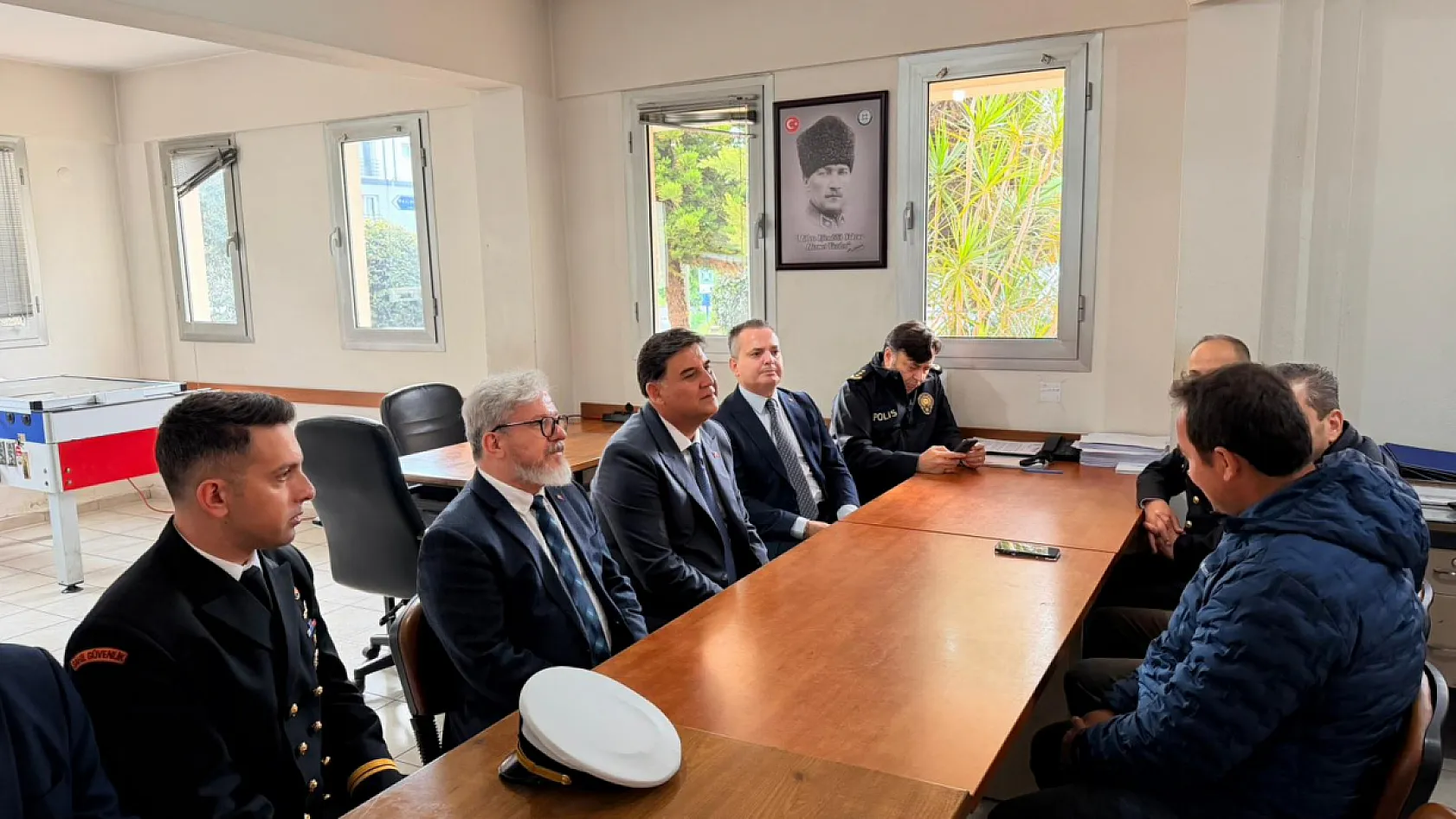 Fethiye Kaymakamı Akkaya'dan itfaiye personeline moral ziyareti