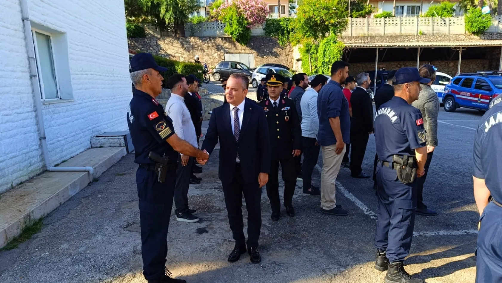 Fethiye Kaymakamı Fatih Akkaya'dan Jandarma ve Sahil Güvenlik Personeline Bayram Ziyareti