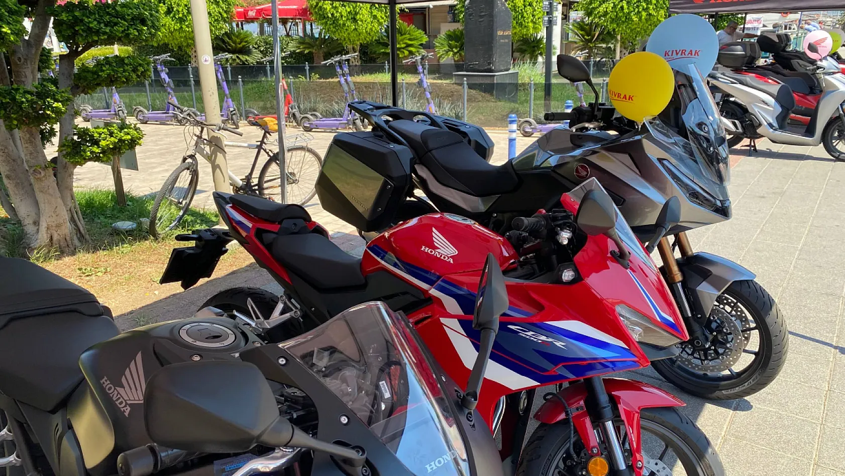 Fethiye Kıvrak Motor Honda motosiklet sergisi bugün başlıyor
