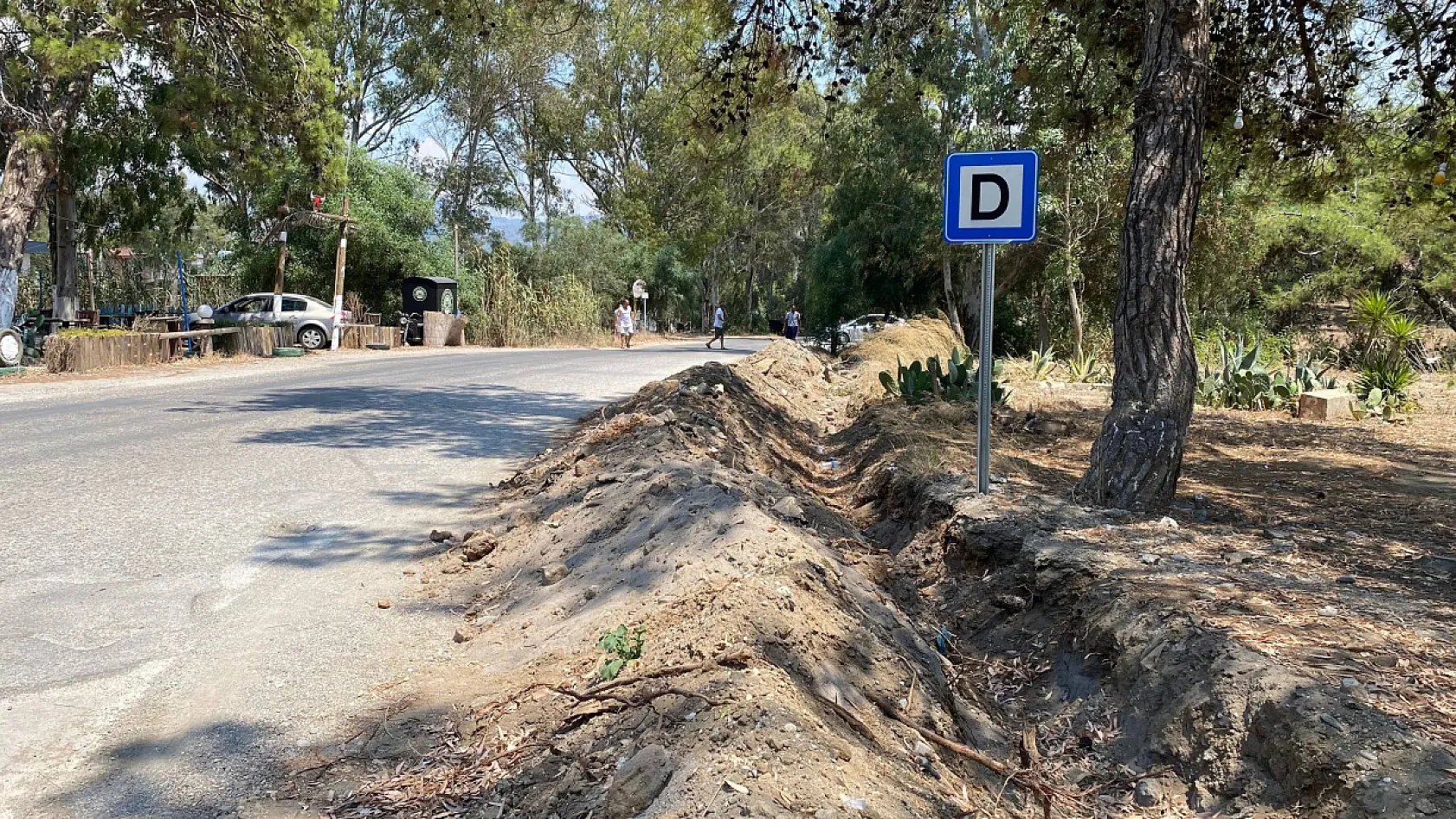 Fethiye Koca Çalış'daki Türbe Bölgesi Araç Girişine Kapatıldı