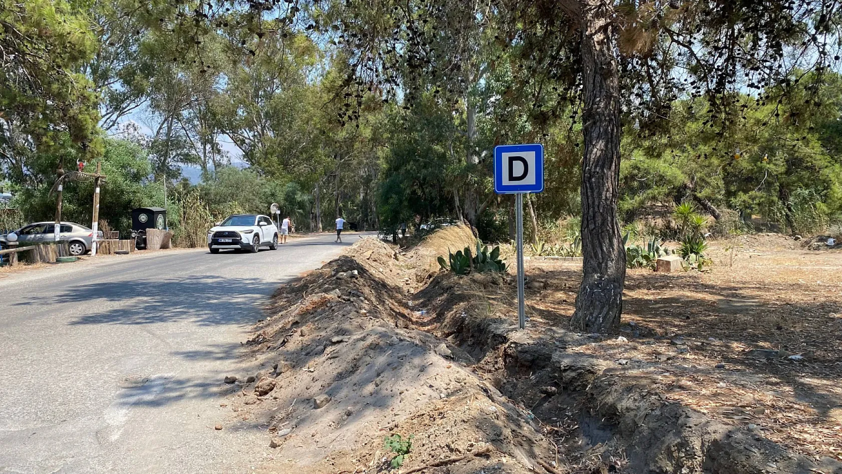 Fethiye Koca Çalış'daki Türbe Bölgesi Araç Girişine Kapatıldı