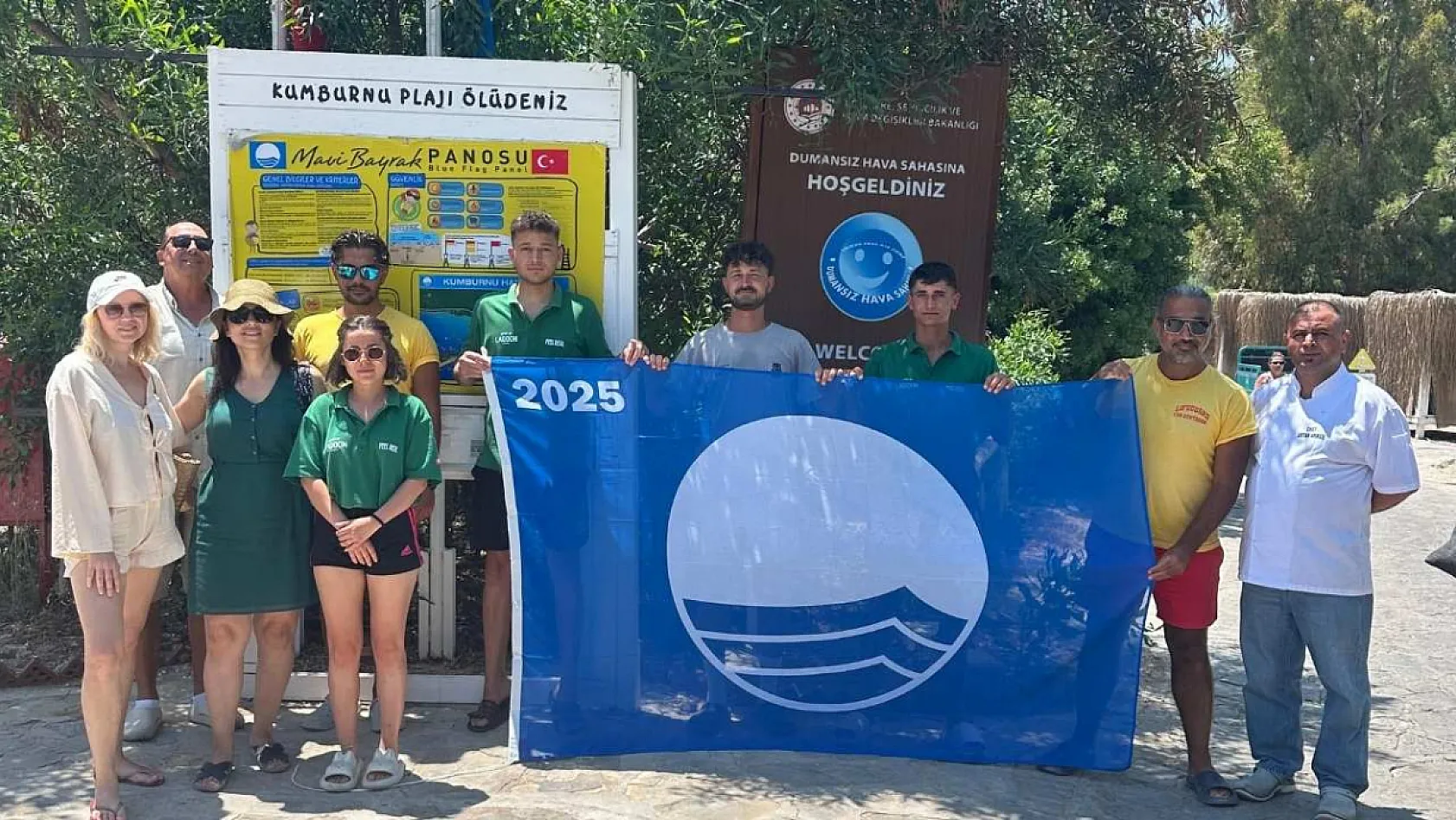 Fethiye Kumburnu Plajı, 2025 Yılında da Mavi Bayrakla Taçlandı