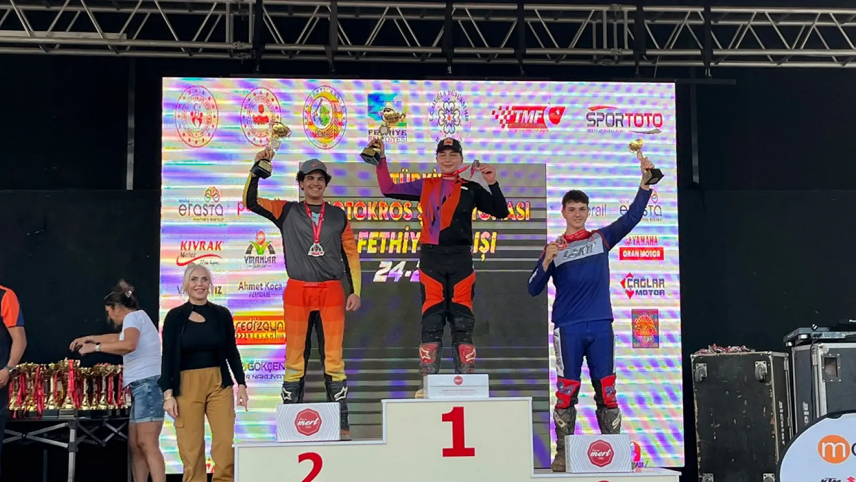 Fethiye Motokros Yarışlarında Dereceye Giren Sporcular Belli Oldu