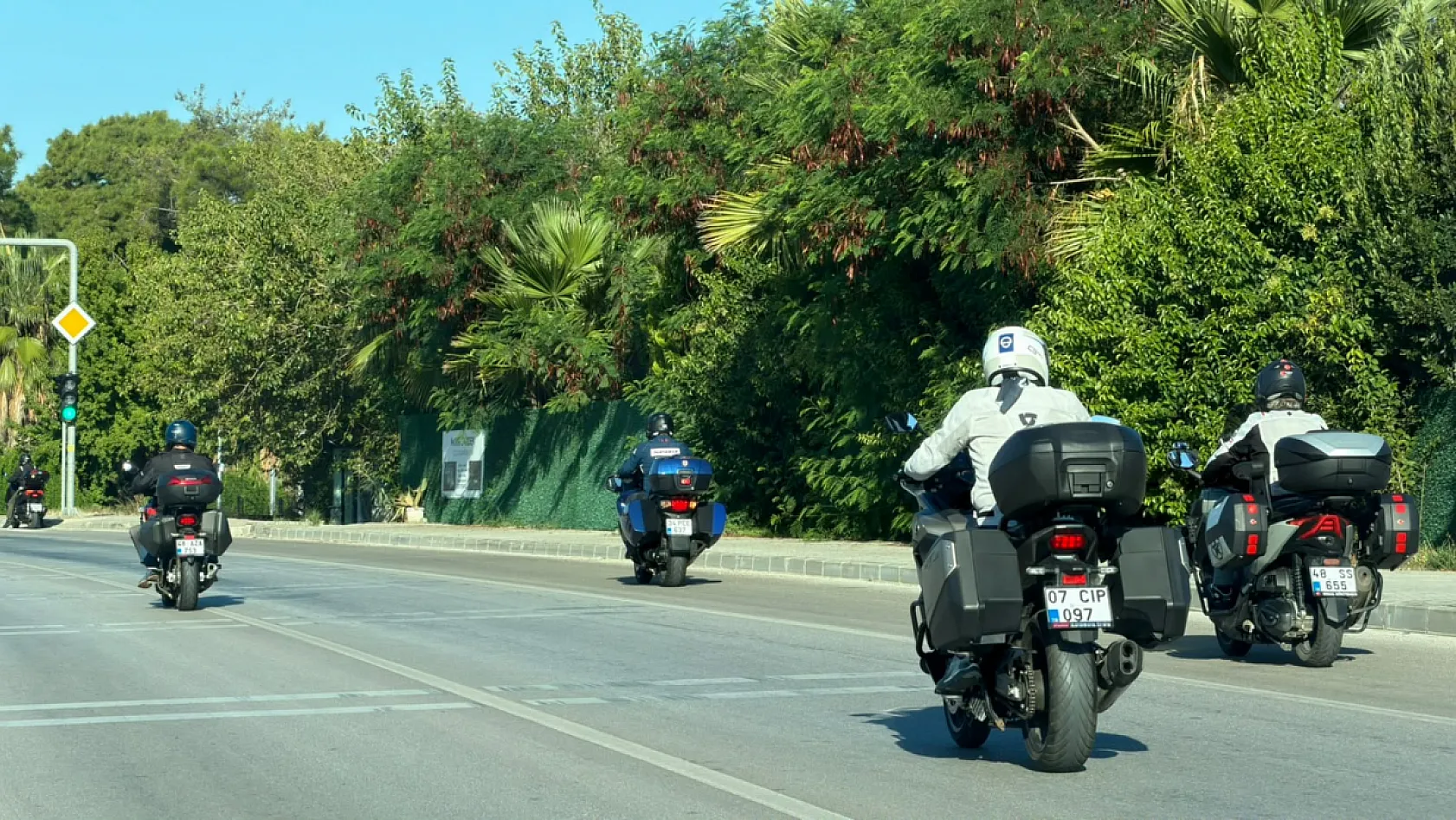 Fethiye Motorun ve Voyn Motosiklet Kulübü Çökertme yolunda