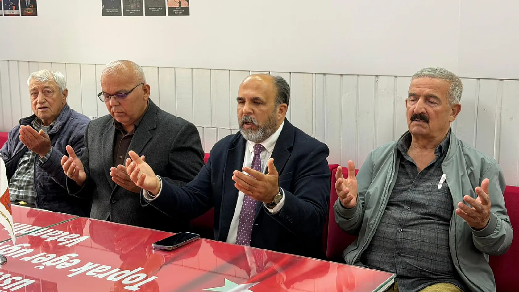 Fethiye Muharip Gaziler Derneği'nde 'Şehitlerimiz' için dualar edildi