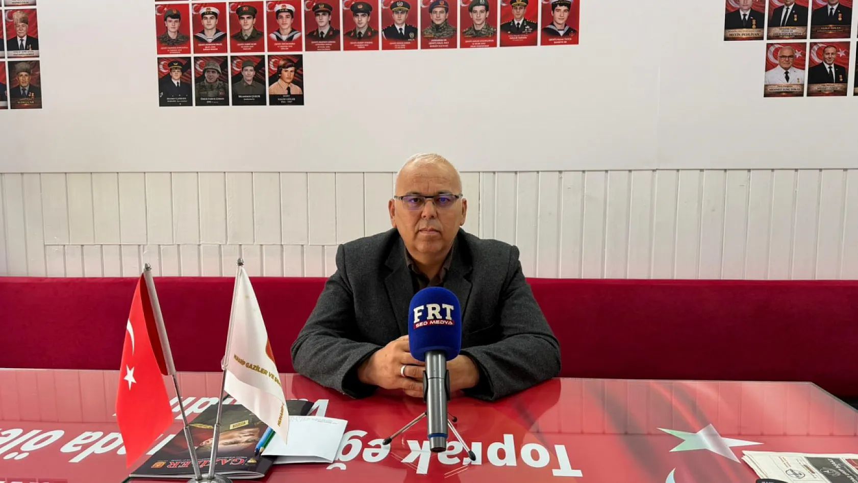 Fethiye Muharip Gaziler Derneği'nde 'Şehitlerimiz' için dualar edildi