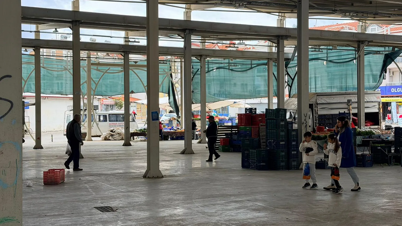 Fethiye Patlangıç Pazarı'nda bayram sessizliği: Esnaf bayram izninde