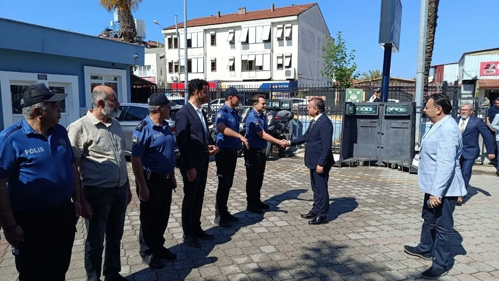 Fethiye Protokolü, Günlükbaşı Polis Merkezi Personeliyle Bayramlaştı