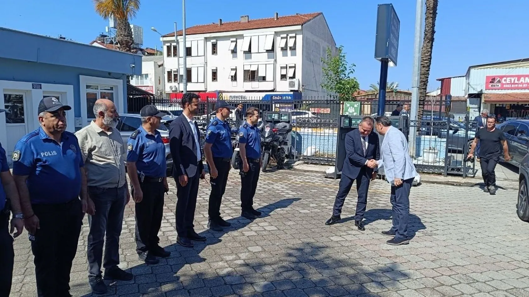 Fethiye Protokolü, Günlükbaşı Polis Merkezi Personeliyle Bayramlaştı