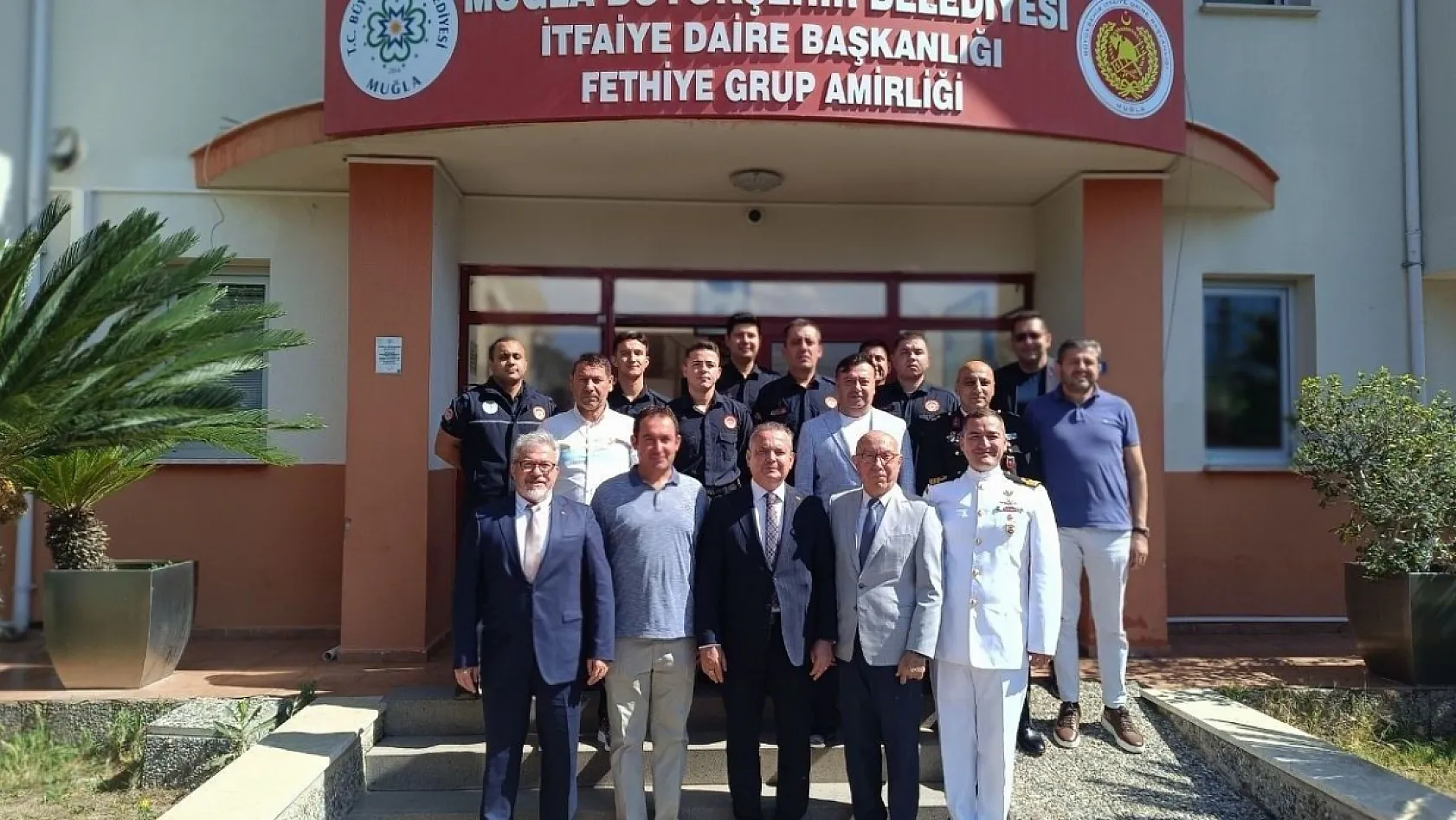Fethiye Protokolünden İtfaiye Amirliği'ne Bayram Ziyareti