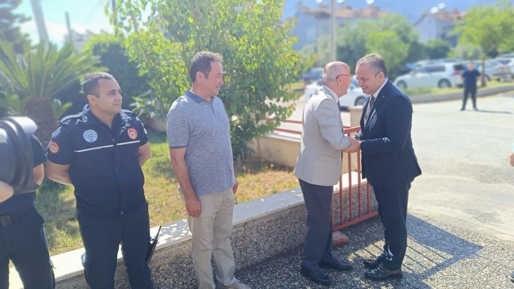 Fethiye Protokolünden İtfaiye Amirliği'ne Bayram Ziyareti