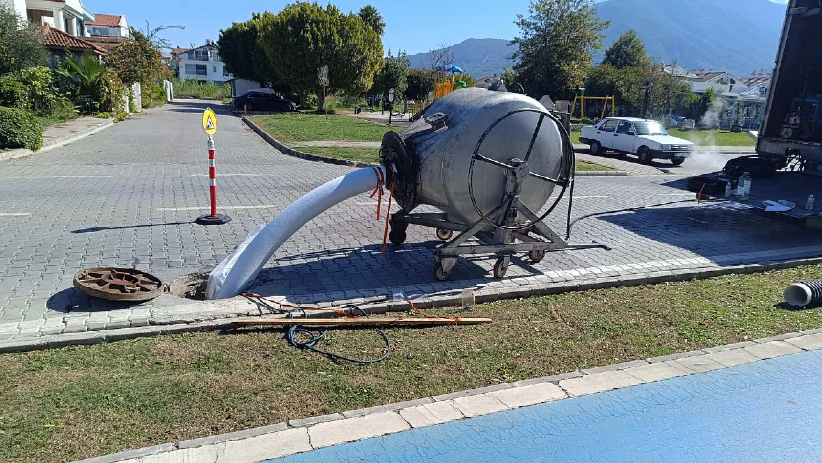 Fethiye sahil bandında altyapı çalışmaları ekim sonunda tamamlanacak