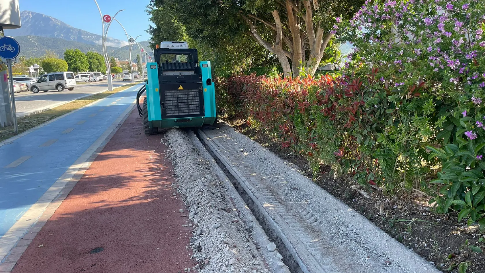 Fethiye Sahil Bandı'nda içme suyu hattı yenileniyor