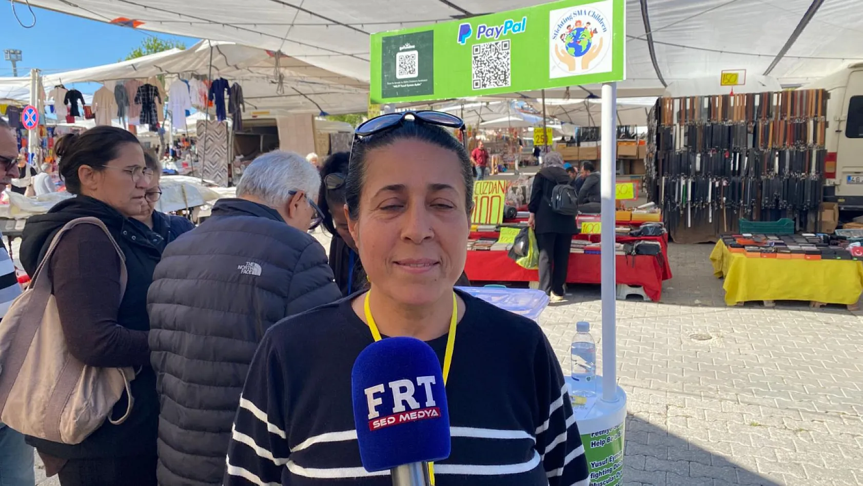 Fethiye Salı Pazarı'nda Yusuf Eymen için umut kampanyası sürüyor