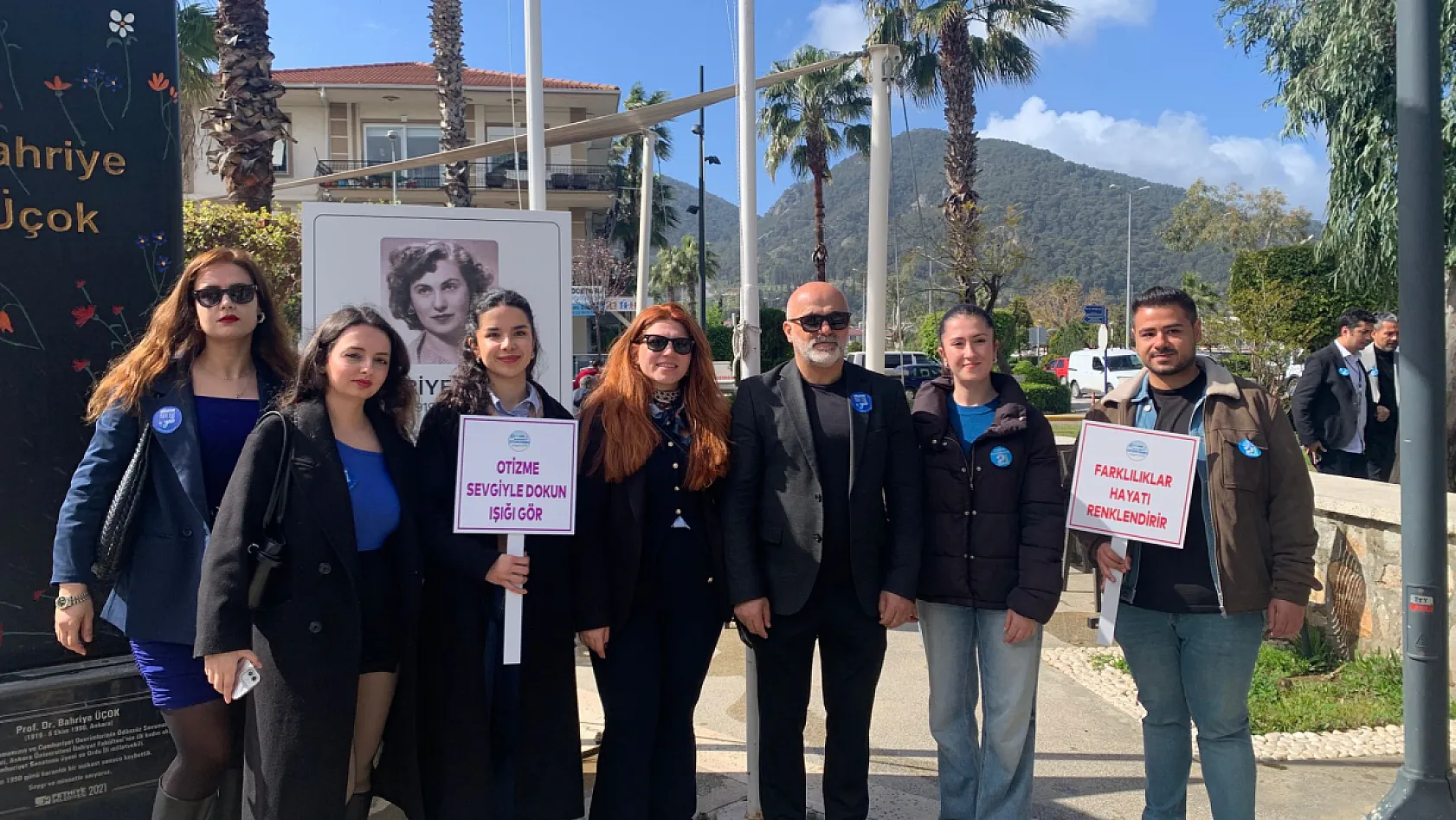 Fethiye sokaklarında 'Otizm' farkındalığı