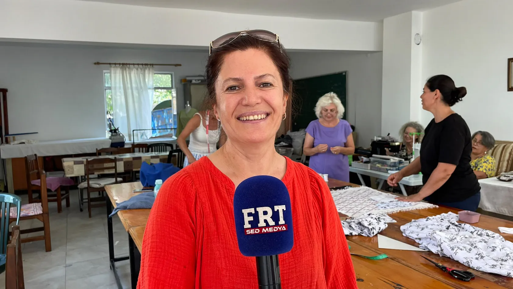 Fethiye Yeşilüzümlü'de dikiş kursu yeni döneme hazırlanıyor