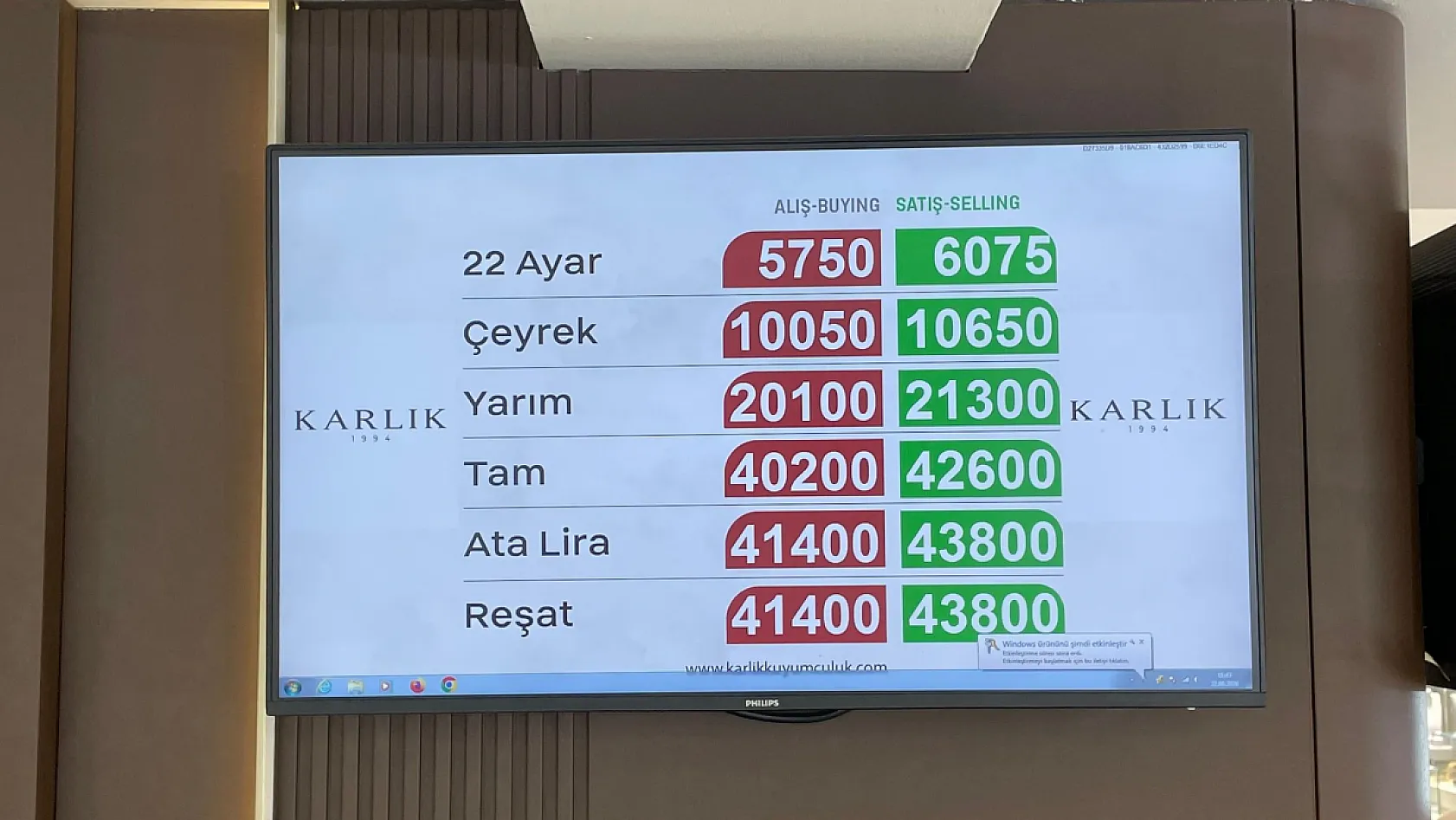 Fethiye'de altın takılara yoğun ilgi: 'Altın düşük seviyede, alım için uygun dönem'