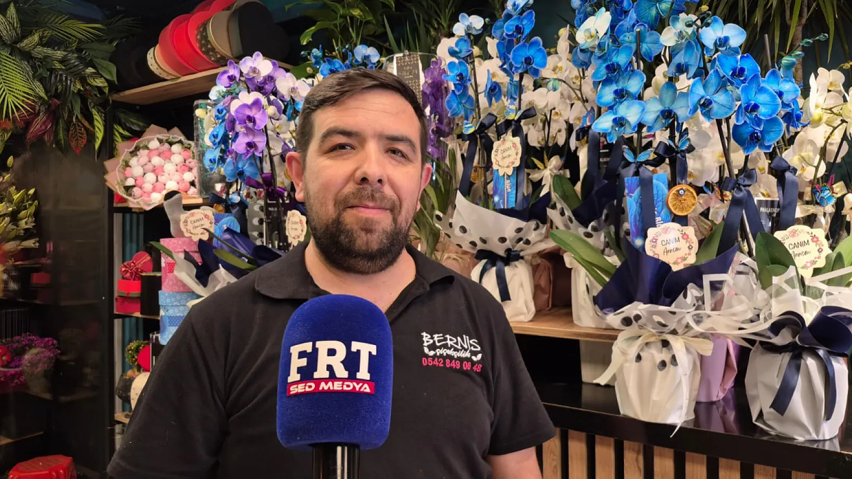 Fethiye'de 'Anneler Günü' için en çok orkide ve kır buketi tercih ediliyor