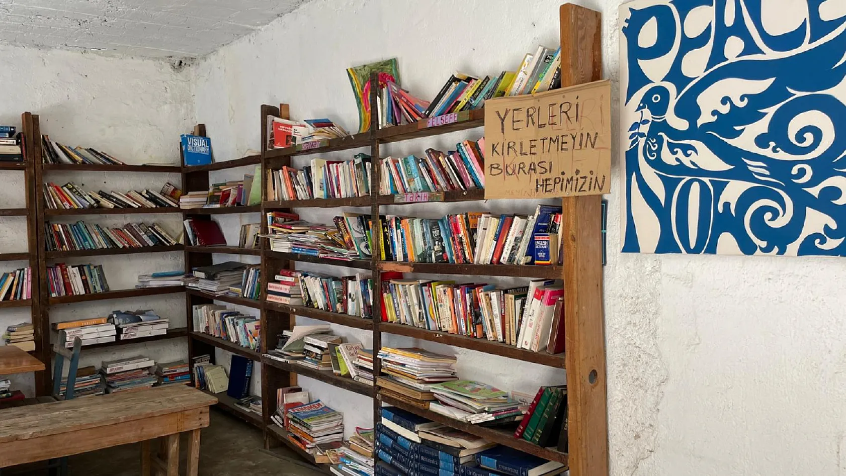 Fethiye'de bağışla büyüyen kütüphane: 'Açık Kitap Evi'