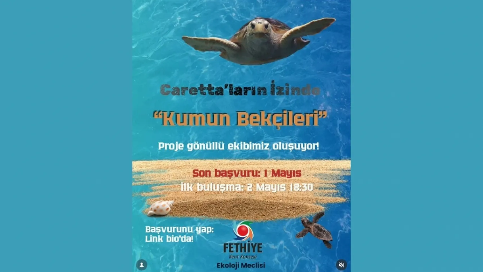Fethiye'de Caretta Caretta sezonu başlıyor: 'Kumun Bekçileri' gönüllüleri göreve çağrıldı