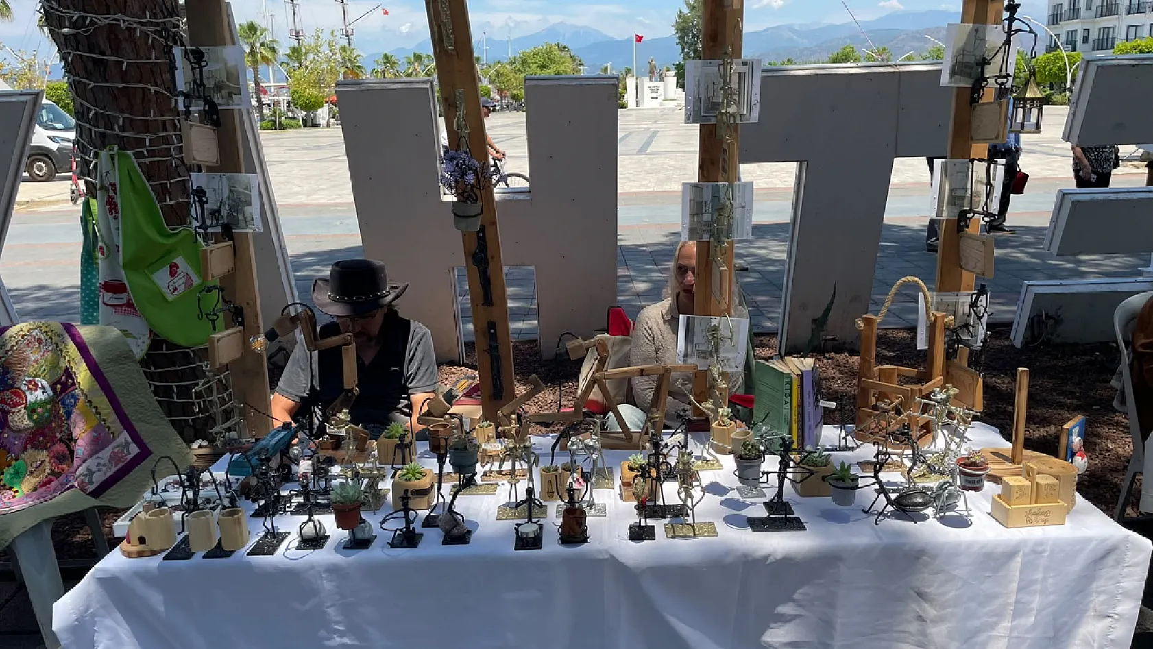 Fethiye'de Çevre Haftası kapsamında açılan stantlar beğeni topladı