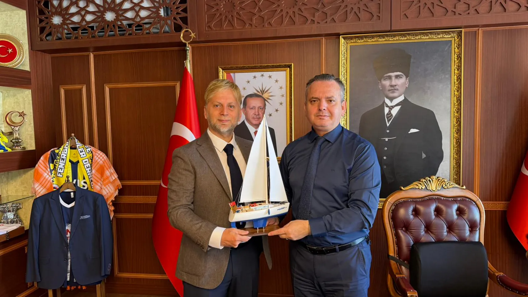 Fethiye'de deniz turizmine yeni vizyon: Mavi Bilet'ten Kaymakam Akkaya'ya ziyaret