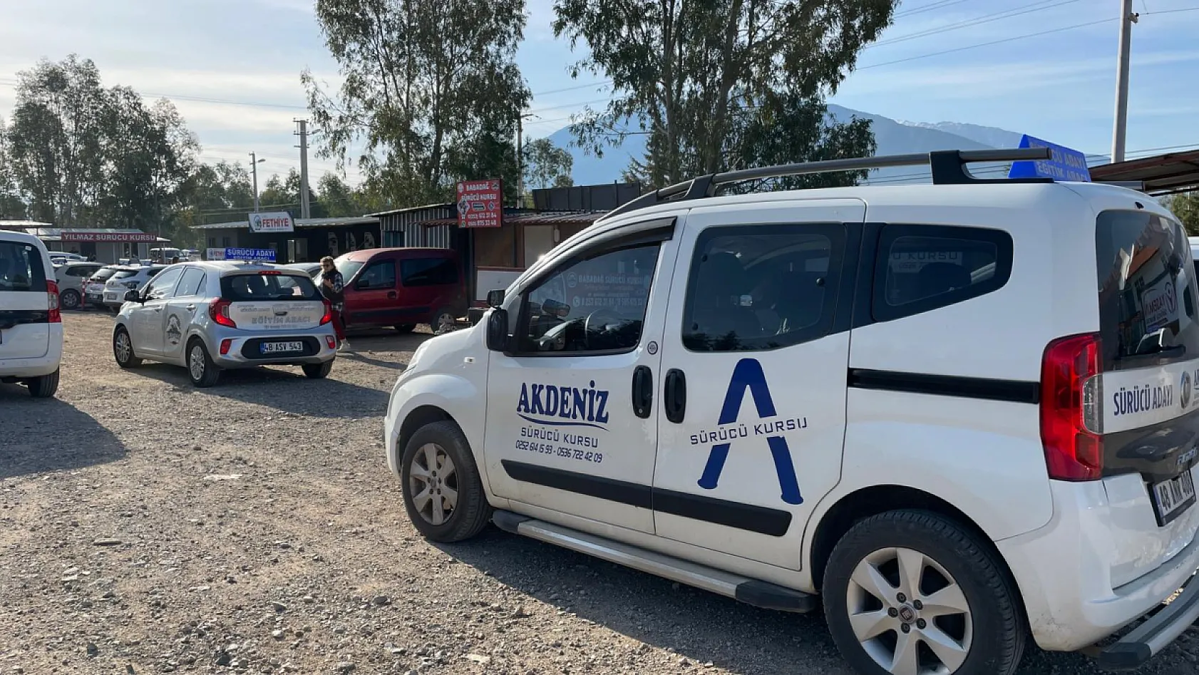 Fethiye'de ehliyete yoğun ilgi: Adaylar sınava hazır