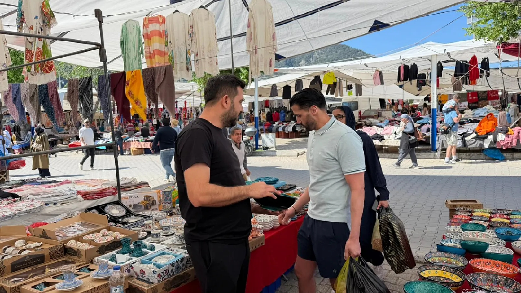 Fethiye'de el emeği hediyelikler yoğun ilgi görüyor