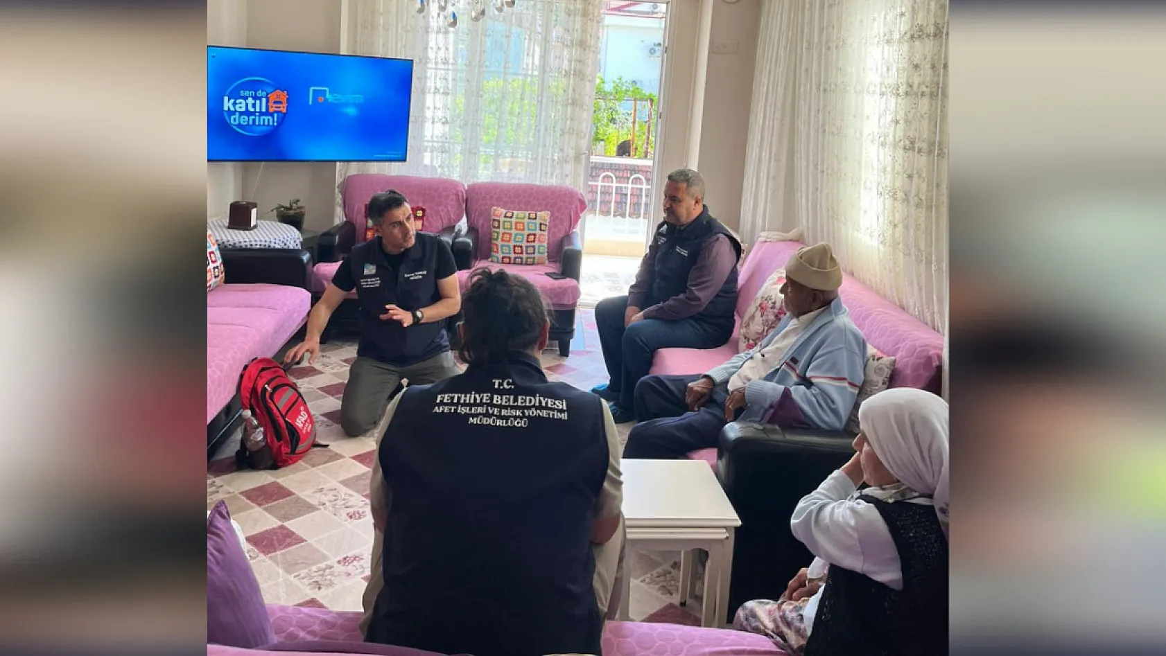 Fethiye'de Engelli Vatandaşlara Afet Eğitimi Sürüyor