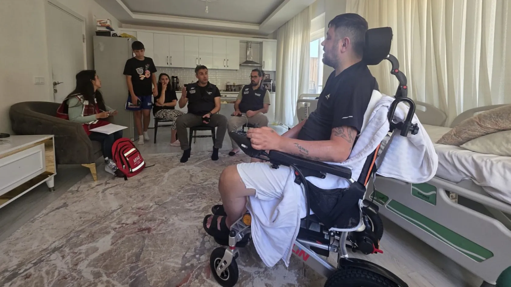 Fethiye'de Engelli Vatandaşlara Afet Eğitimi Sürüyor