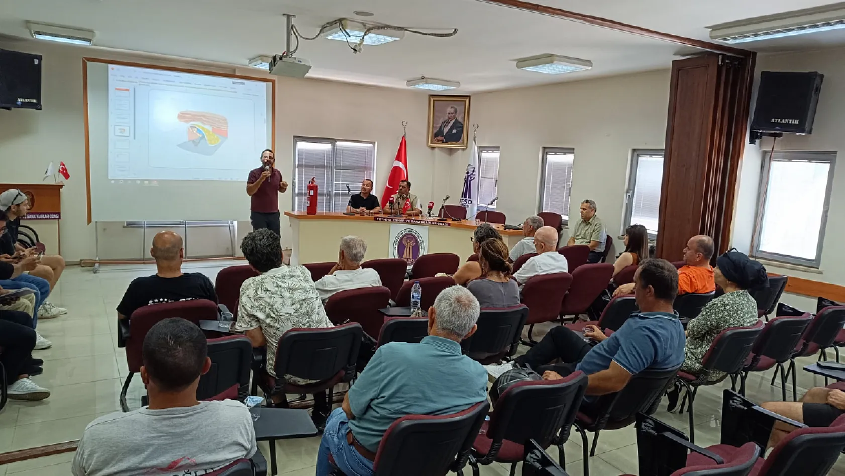 Fethiye'de Esnafa Ücretsiz Yangın Eğitimi Verildi