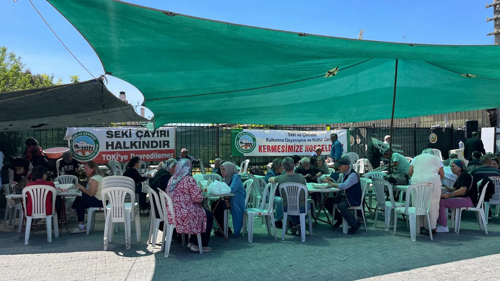 Fethiye'de geleneksel kermes etkinliğine yoğun ilgi